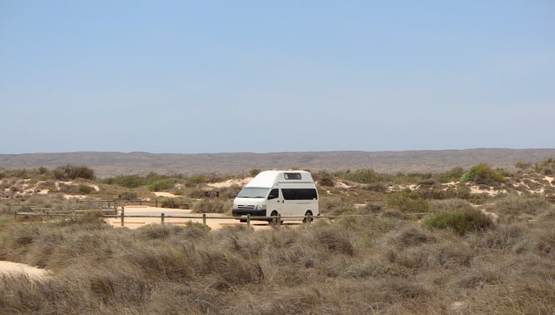 Cape Range National Park campervan