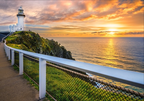 Cape Byron bay lighthouse
