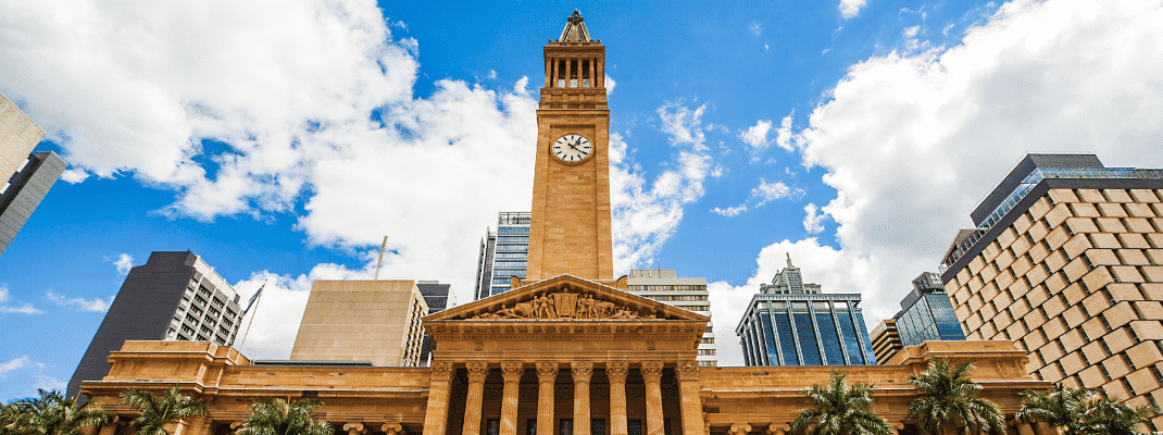 Clock Tower City Hall (wide shot), Brisbane
