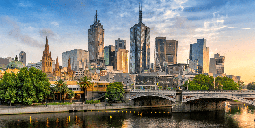 Melbourne City Skyline, Australia